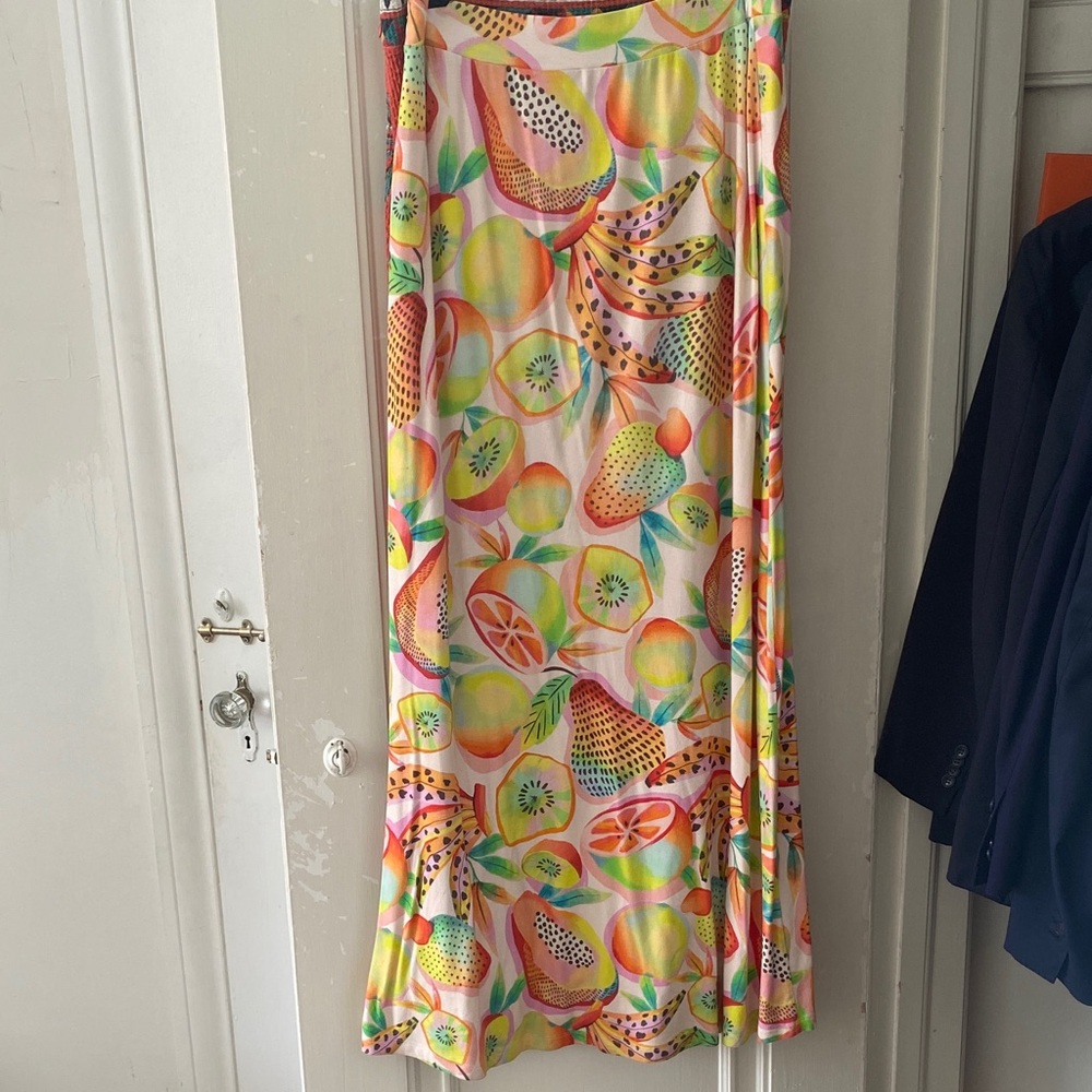 Farm rio neon maxi skirt